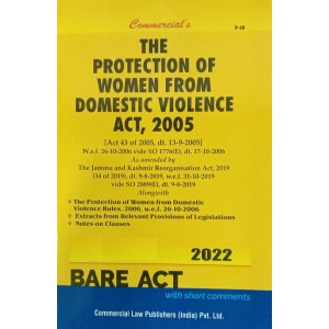 Commercial’s The Protection of Women from Domestic Violence Act, 2005 Bare Act 2022